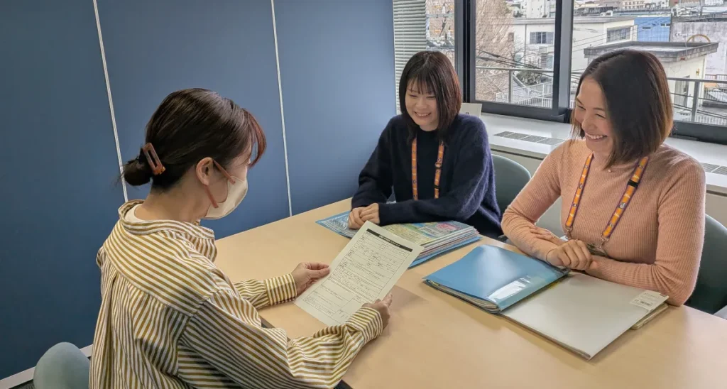 移住相談窓口の様子